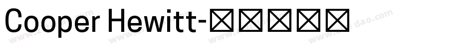 Cooper Hewitt字体转换